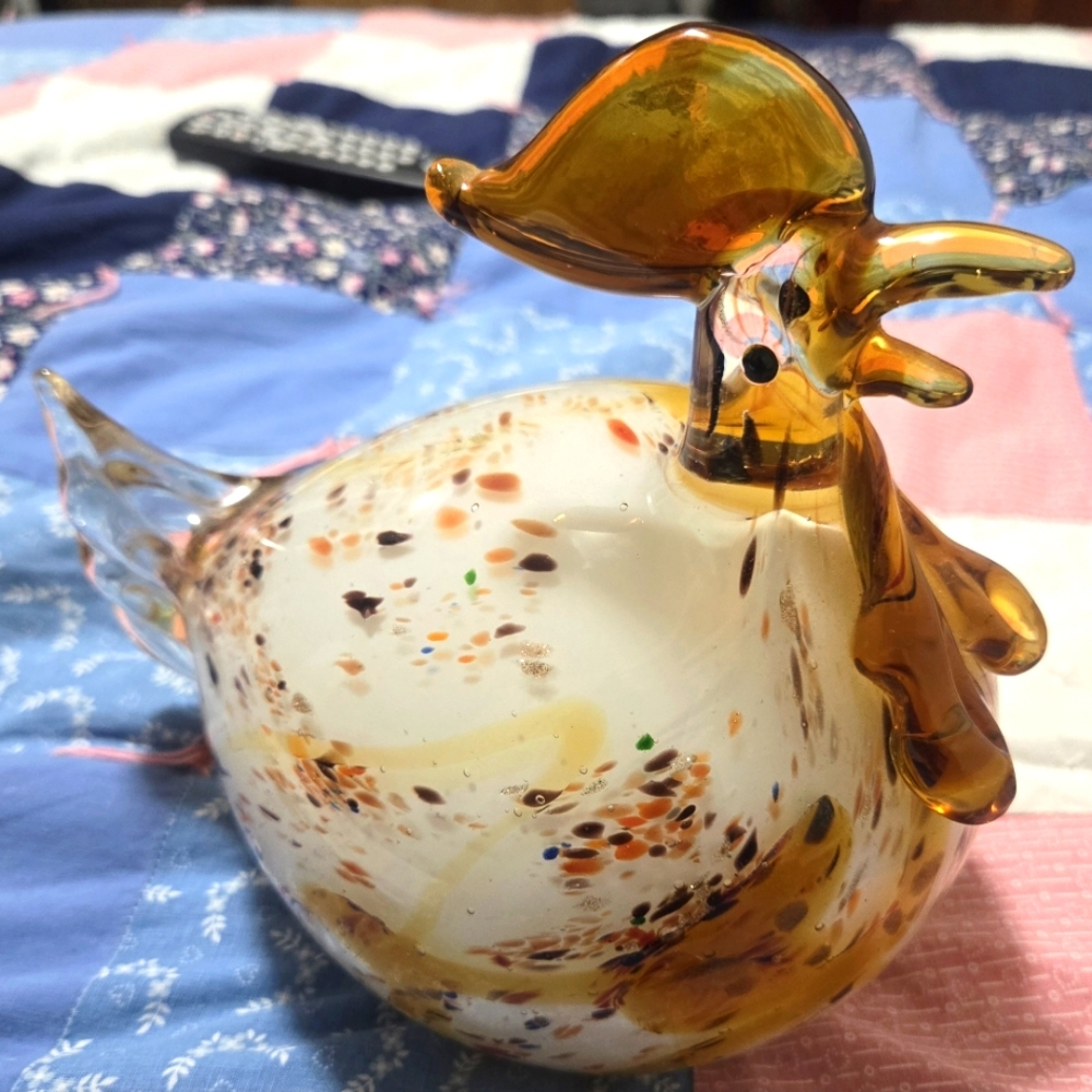 Glass paperweight